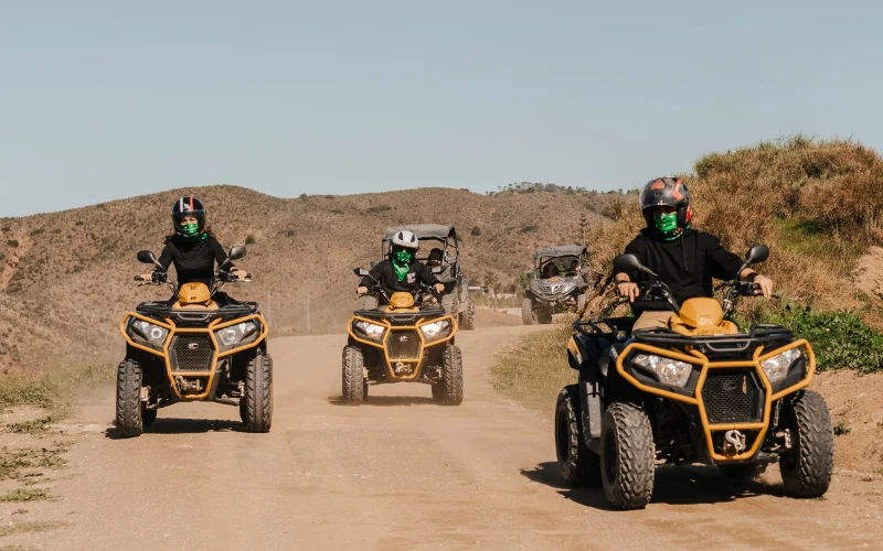 Amigos en Mijas Quad Bikin