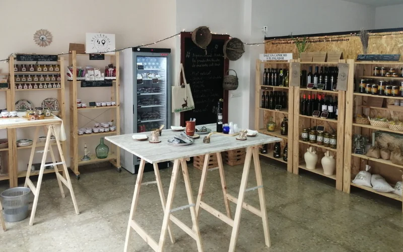 Taller de la tienda de productos tradicionales