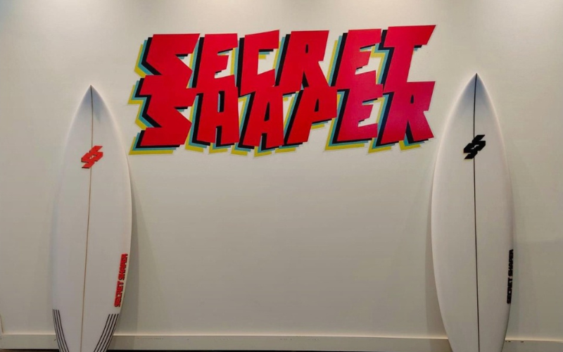 Tablas de surf de la fábrica Secret Shaper en el País Vasco