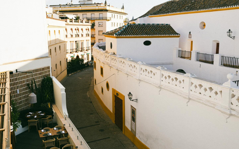 Terraza del restaurante Malandro en Sevilla
