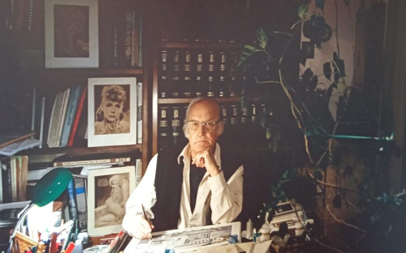 Sala Gil Parrondo en la casa de las artes y las ciencias de Luarca