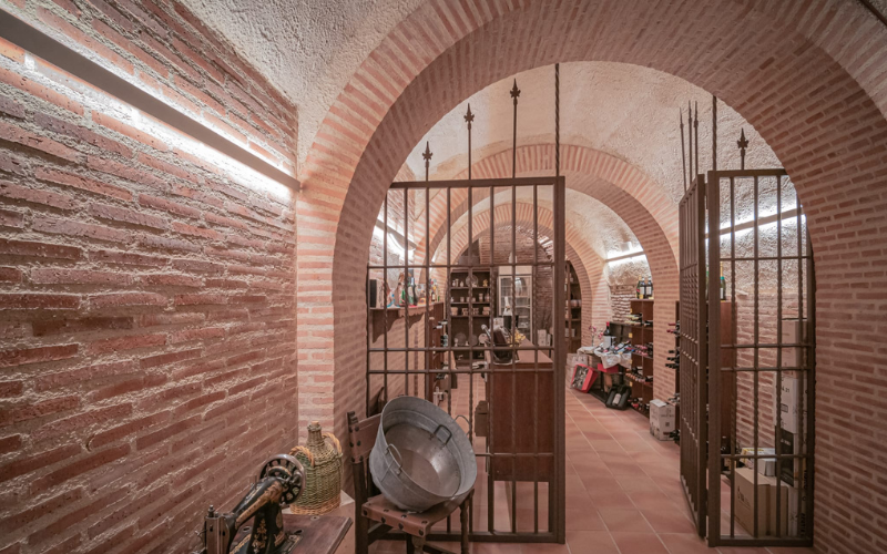 Bodega del hotel rural el Jaraiz de Don Marciano