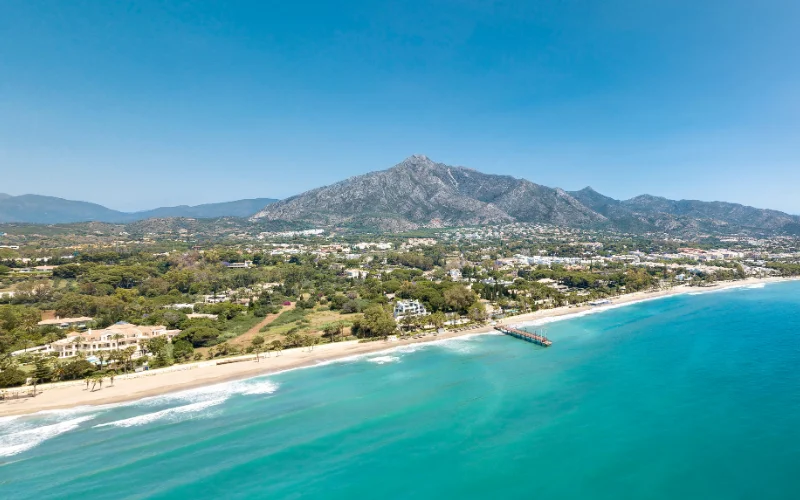 Vista aérea de Marbella
