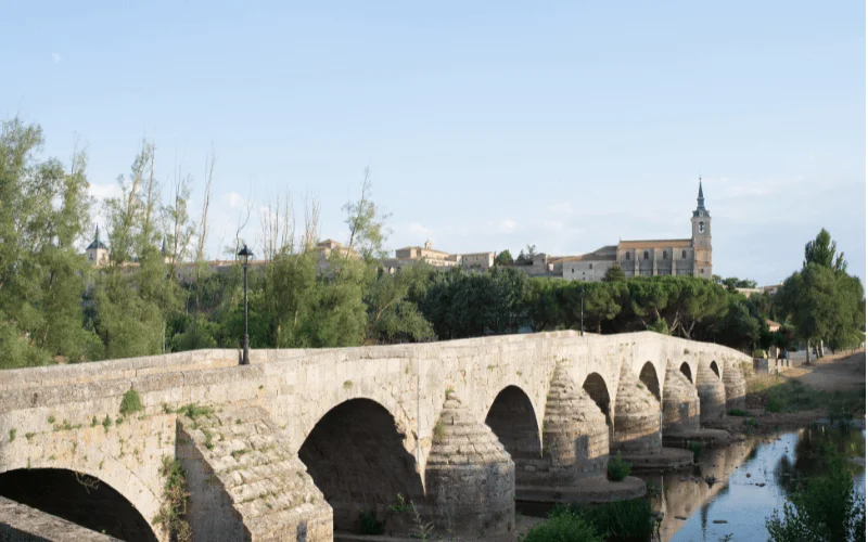 Vista del puente de Lerma