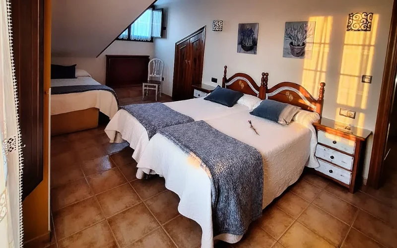 Dormitorio de Posada Marina en Suances
