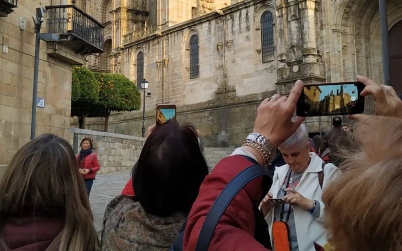 Visitantes de Guiarte Plasencia en el Free Tour