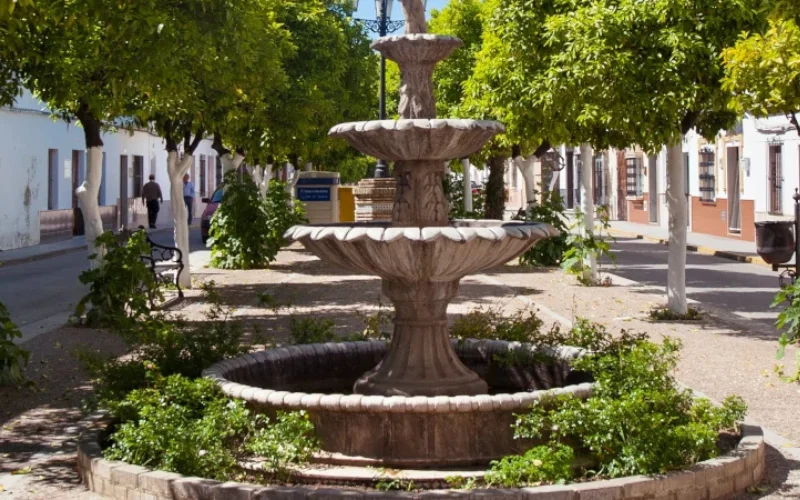 Calle de Puerto Serrano en la provincia de Cádiz