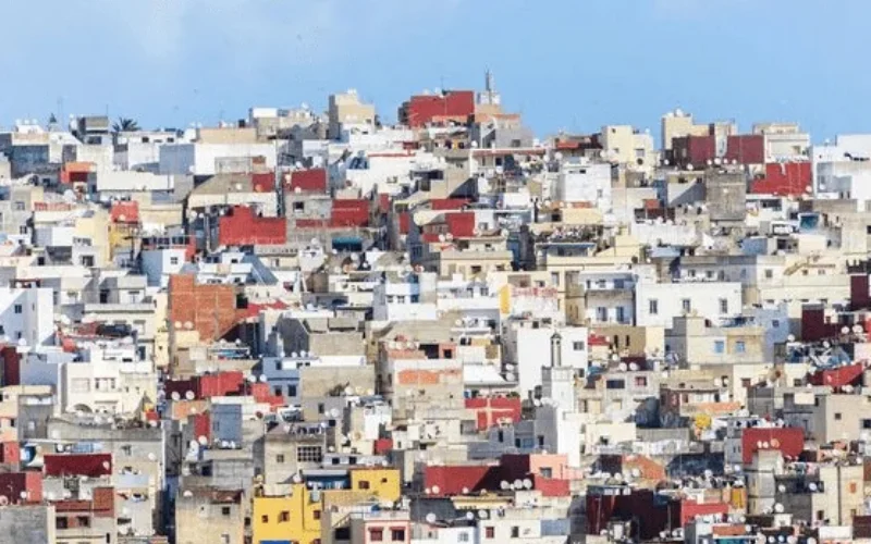 Casas encaladas en Marruecos