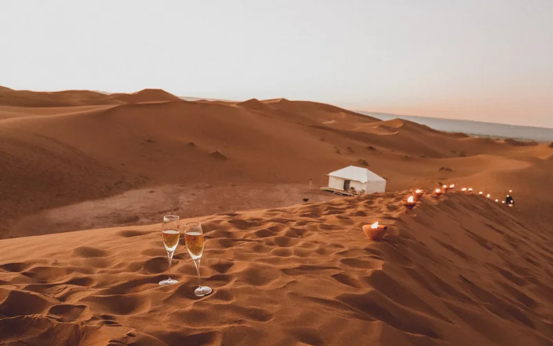 Desierto de M'Hamid en Marruecos