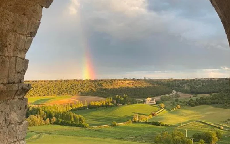 Vista de valladolid y vino