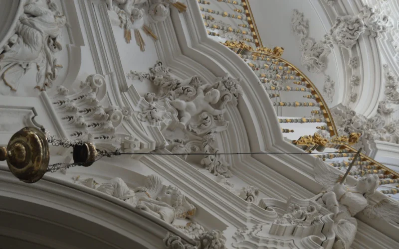 Vista del interior de la iglesia en Priego de Córdoba