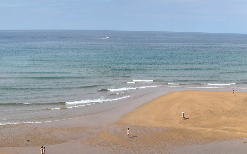 Playa de la Griega de Colunga por la mañana
