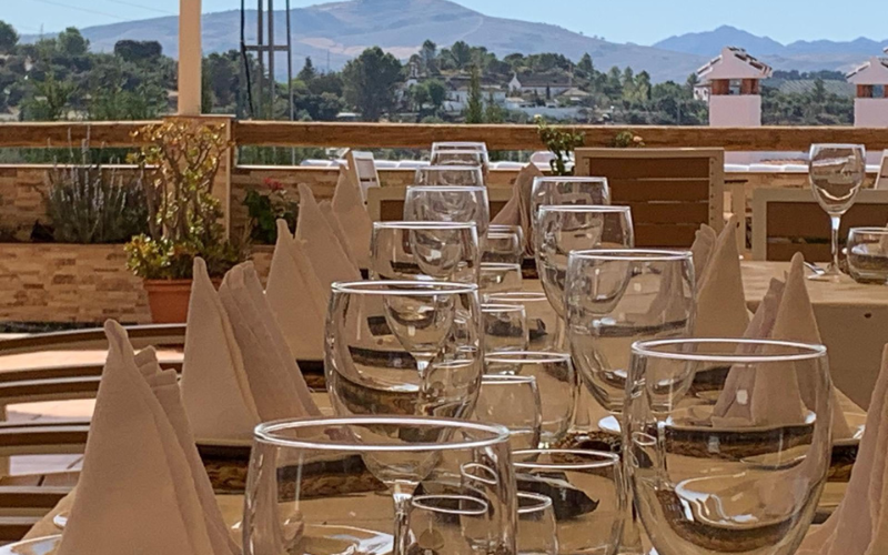 Evento en el hotel Fuente del Pino en Olvera