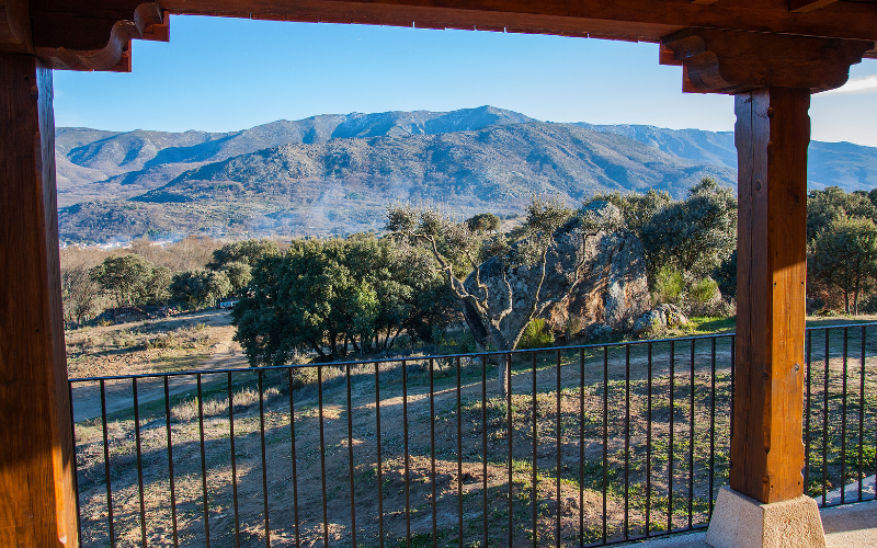 Vista desde el Porche de la Fontana de Gredos en Navaluenga