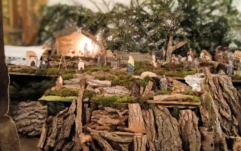 Belen en la ruta de belenes de Gredos Norte 