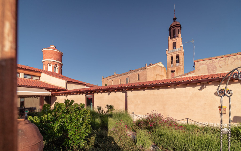 Interior del Castillo de la Mota en Medina del Campo
