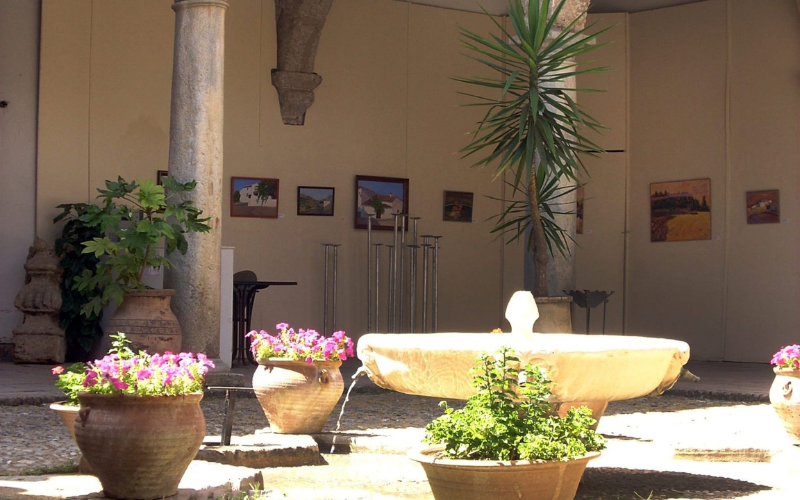 Bonita plaza en Priego de Córdoba